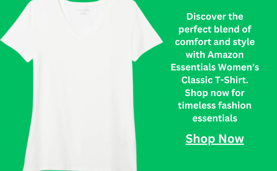 Amazon Essentials Women's Classic T-Shirt Comfort 