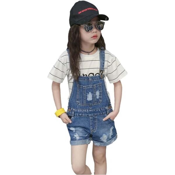 Big Ripped Denim Shortall