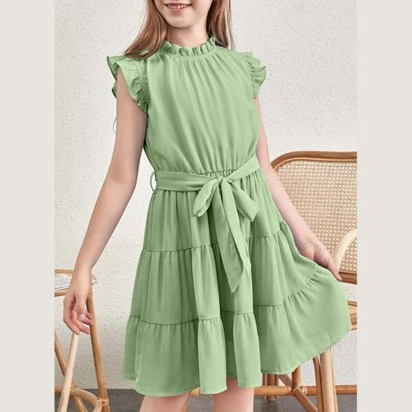 Blibean Tween Girls Elegant Dress - Image 4