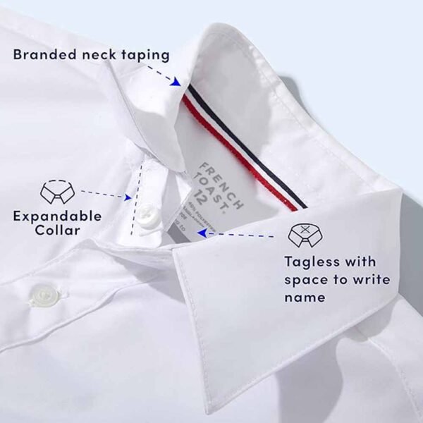 Upgrade His Wardrobe with French Toast Boys' Expandable Collar Dress Shirt | Premium Quality, Lasting Comfort - Image 4