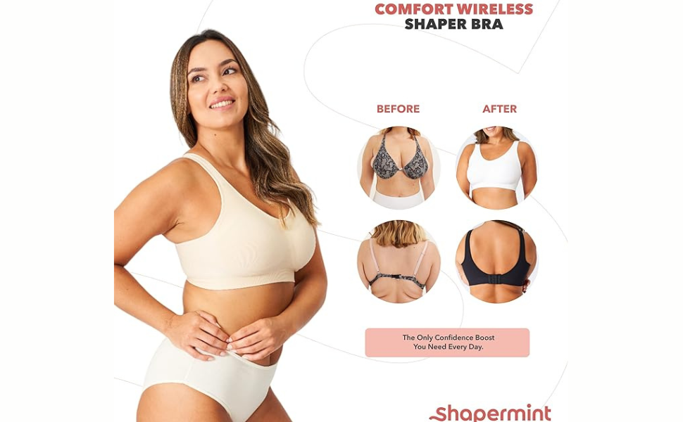 Comfortable Wirefree Bras for Women _ SHAPERMINT 