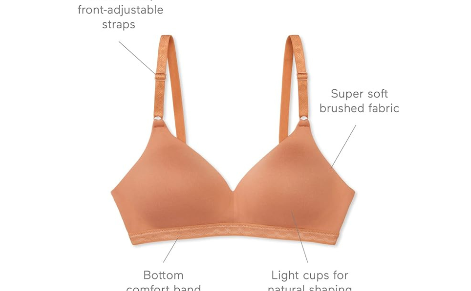 Warner's Women's Cloud Super Soft Wireless Bra 