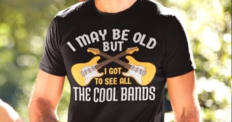 rock band t-shirts