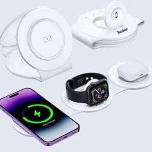 Hicober 3 in 1 Wireless Charging Station for iPhone 15