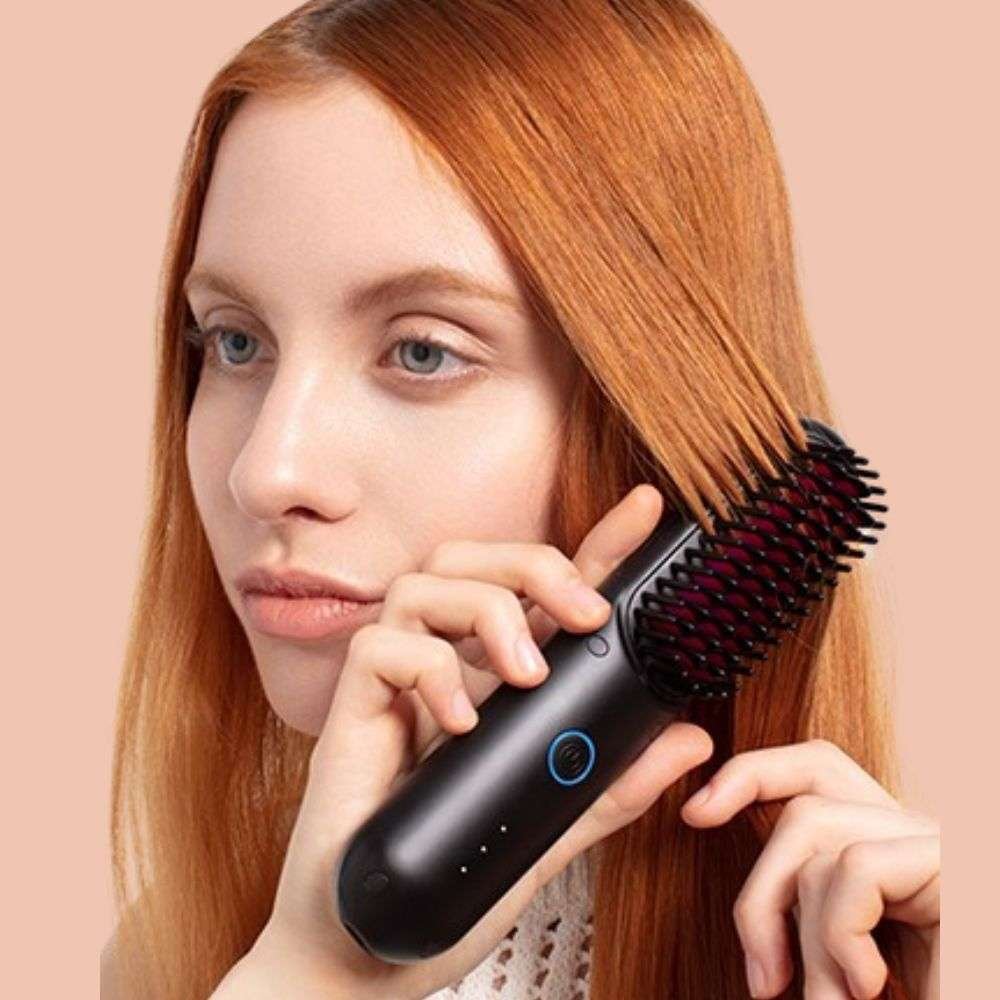 TYMO Porta Cordless Hair Straightener Brush