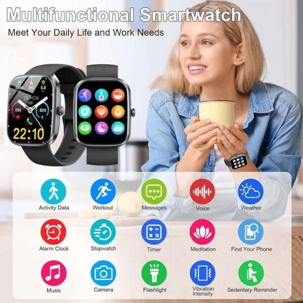 Revolutionize Your Fitness: A Smartwatch with Heart Rate & Sleep Monitor for Android & iOS - Image 3